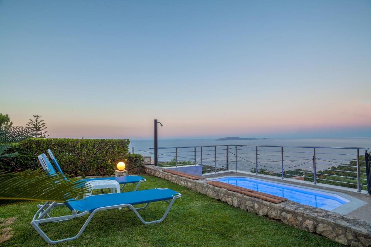 Panorama Traditional House With Private Pool Rodhiá Buitenkant foto
