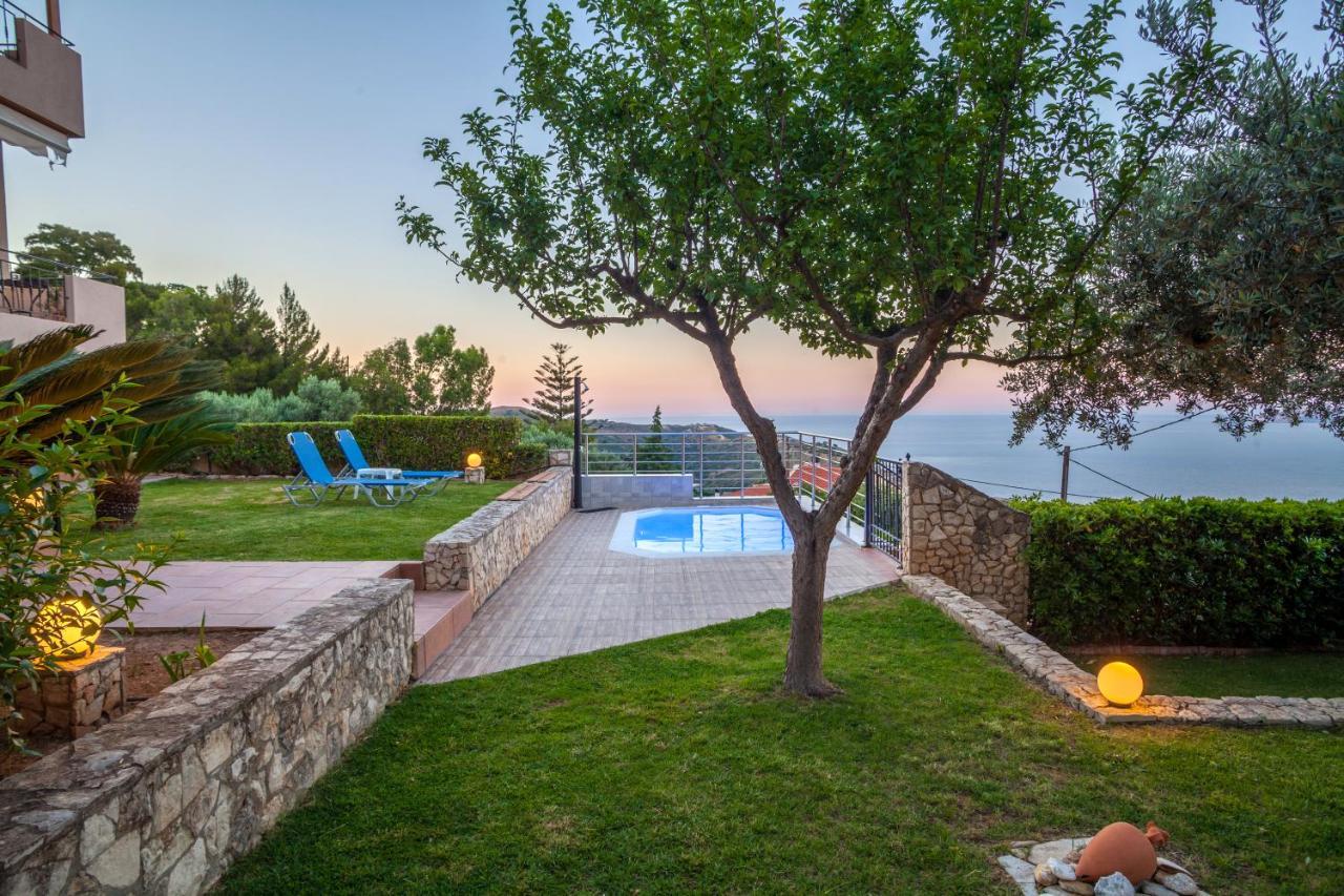 Panorama Traditional House With Private Pool Rodhiá Buitenkant foto