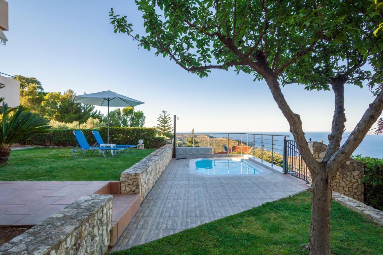 Panorama Traditional House With Private Pool Rodhiá Buitenkant foto