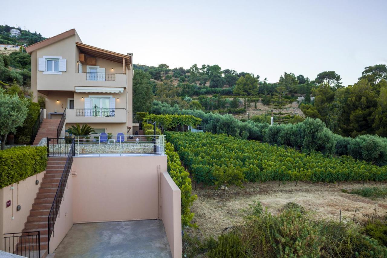 Panorama Traditional House With Private Pool Rodhiá Buitenkant foto