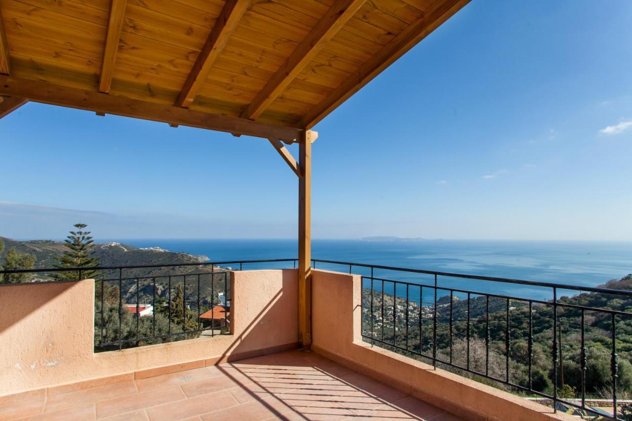 Panorama Traditional House With Private Pool Rodhiá Buitenkant foto
